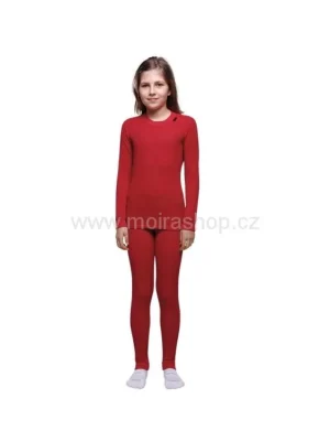 MOIRA MONO dětské dl. nohavice červená vel. 130 Originální