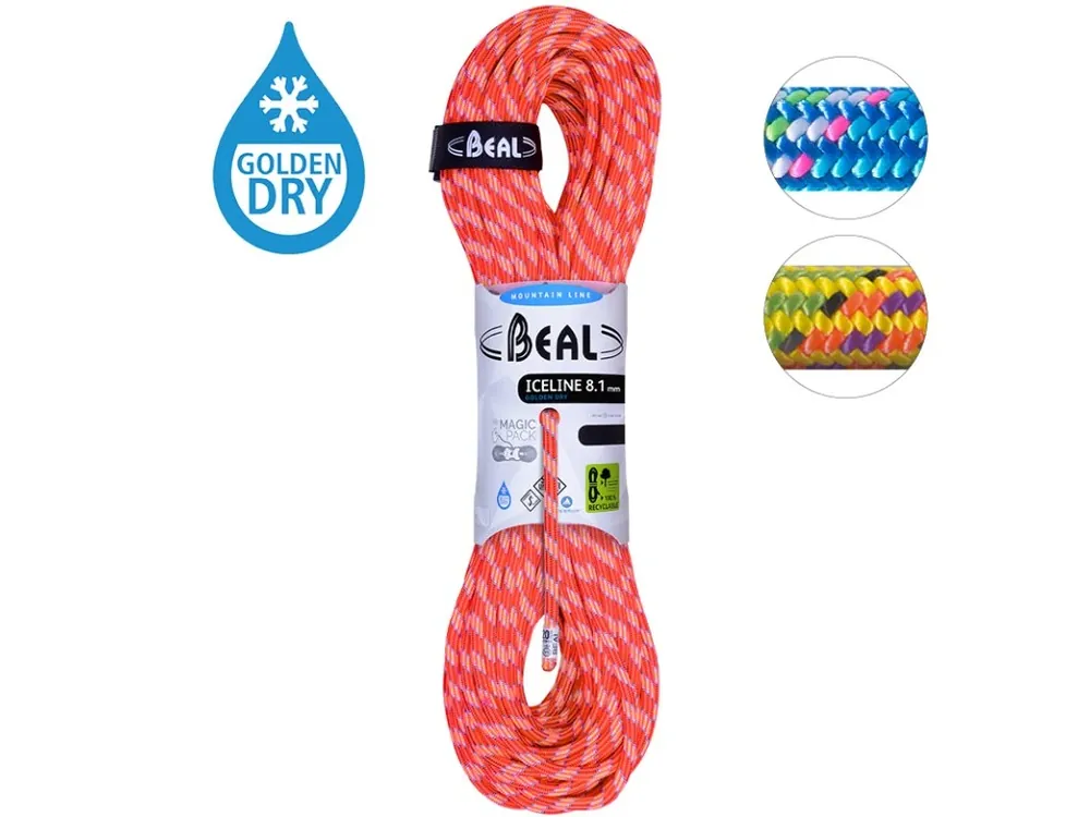 BEAL Ice Line Unicore 8,1 mm Golden Dry Ihned K Objednání