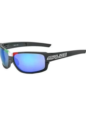 Super Cena brýle SALICE 017ITA black/RW blue/clear+orange