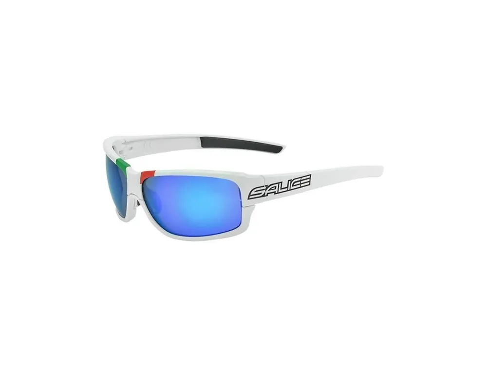 brýle SALICE 017ITA white/RW blue/clear+orange Vysoce Kvalitní