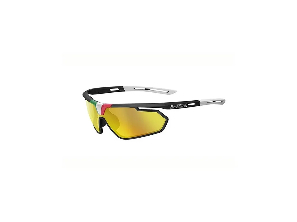 brýle SALICE 018ITA black/RW yellow/clear+orange Oblíbený