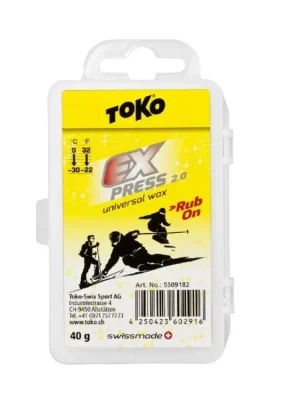 Nakupujte Hned vosk TOKO Express Rub on 40g s korkem