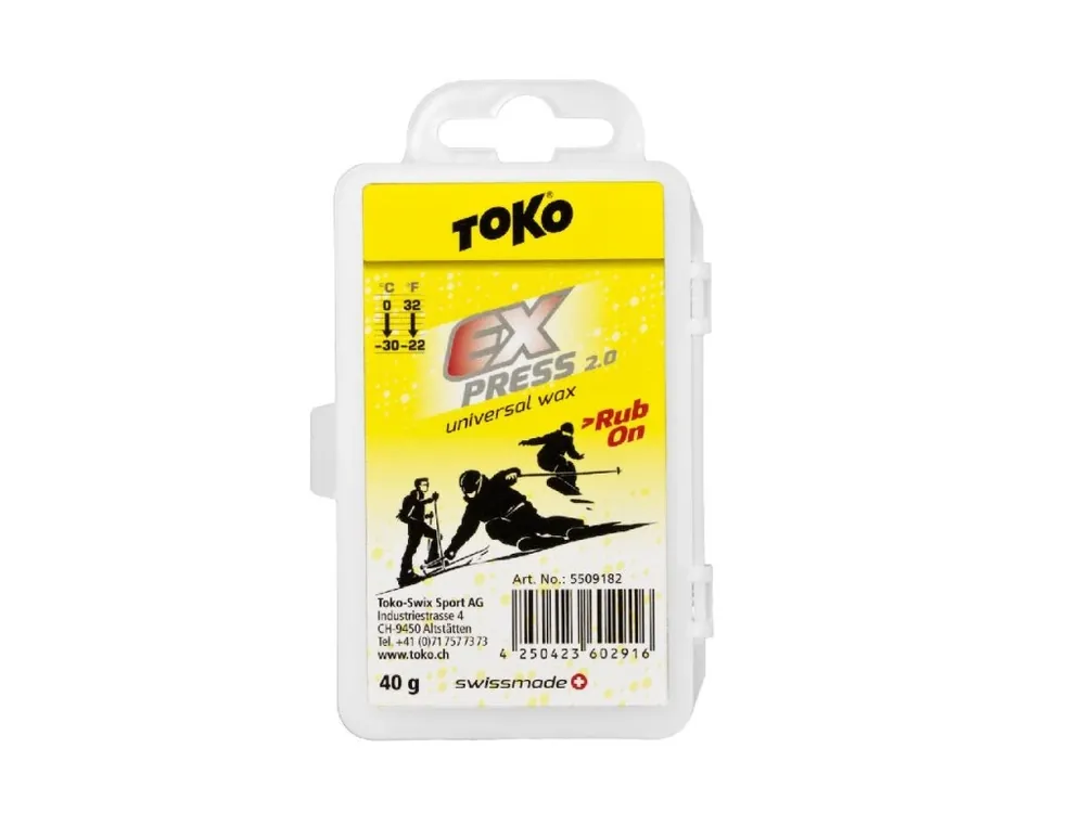 Nakupujte Hned vosk TOKO Express Rub on 40g s korkem