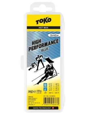 Oblíbený vosk TOKO High Performance 120g blue -10/-30°C