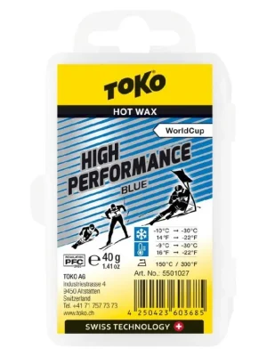 vosk TOKO High Performance 40g blue -10/-30°C Aktuální
