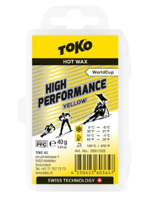 Nakupujte Hned vosk TOKO High Performance 40g yellow 0/-6°C