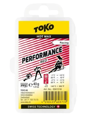 vosk TOKO Performance 40g red -4/-12°C Oblíbený