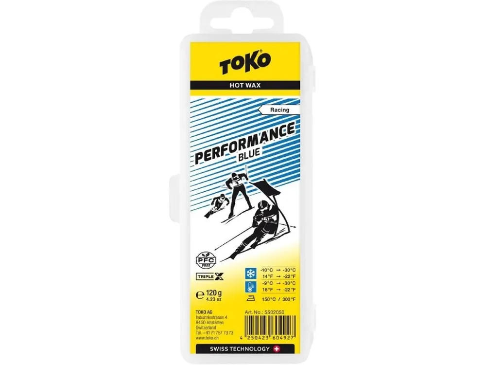 Top Prodej vosk TOKO TripleX Performance 120g modrý -30/-10°C