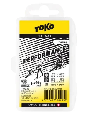 vosk TOKO TripleX Performance 40g black 0/-30°C Víkendová Akce
