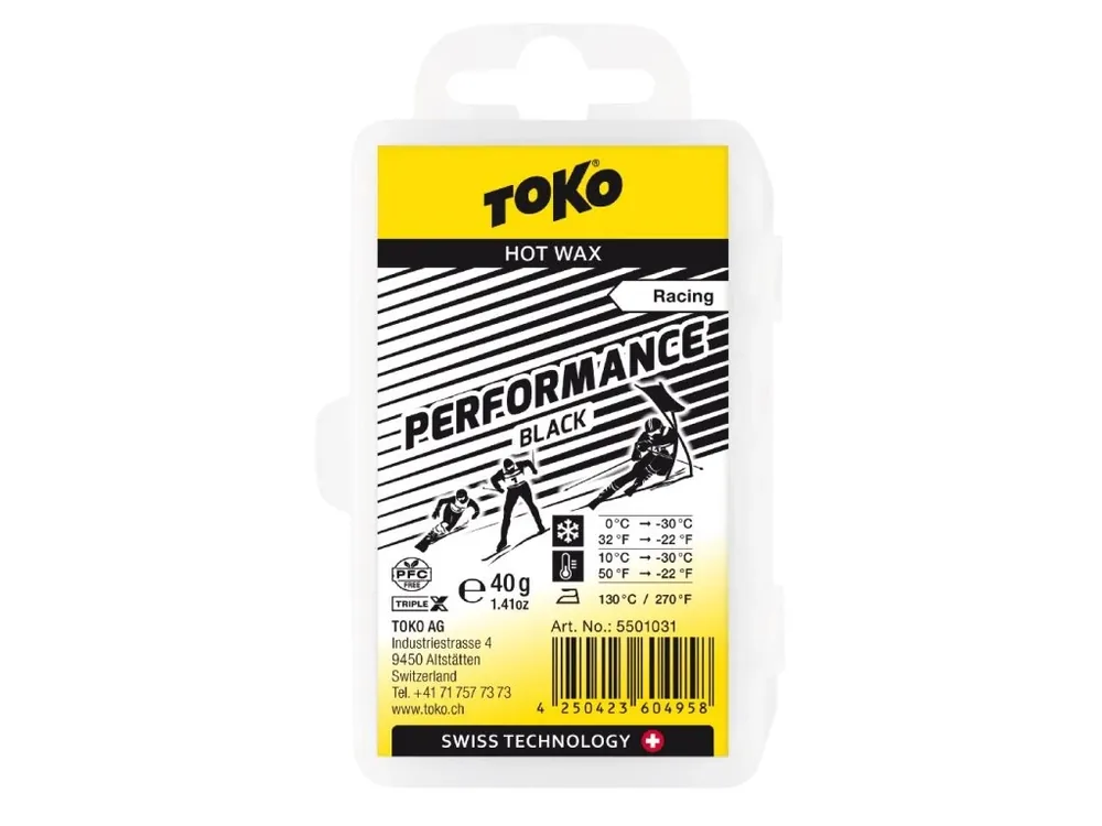 vosk TOKO TripleX Performance 40g black 0/-30°C Víkendová Akce