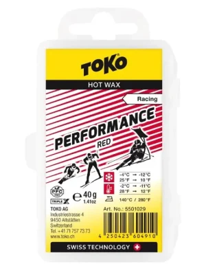 Nejprodávanější vosk TOKO TripleX Performance 40g red -4/-12°C