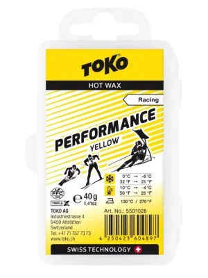 vosk TOKO TripleX Performance 40g yellow 0/-6°C Akce