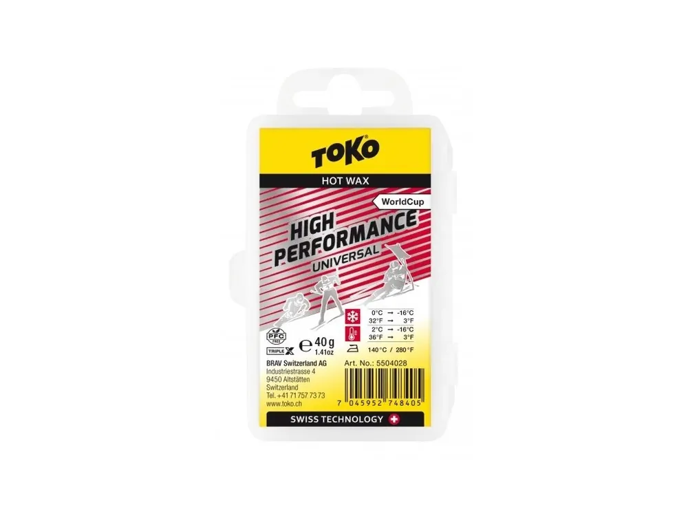 vosk TOKO TripleX WC HP 40g červený 0/-16°C Objednat Nyní