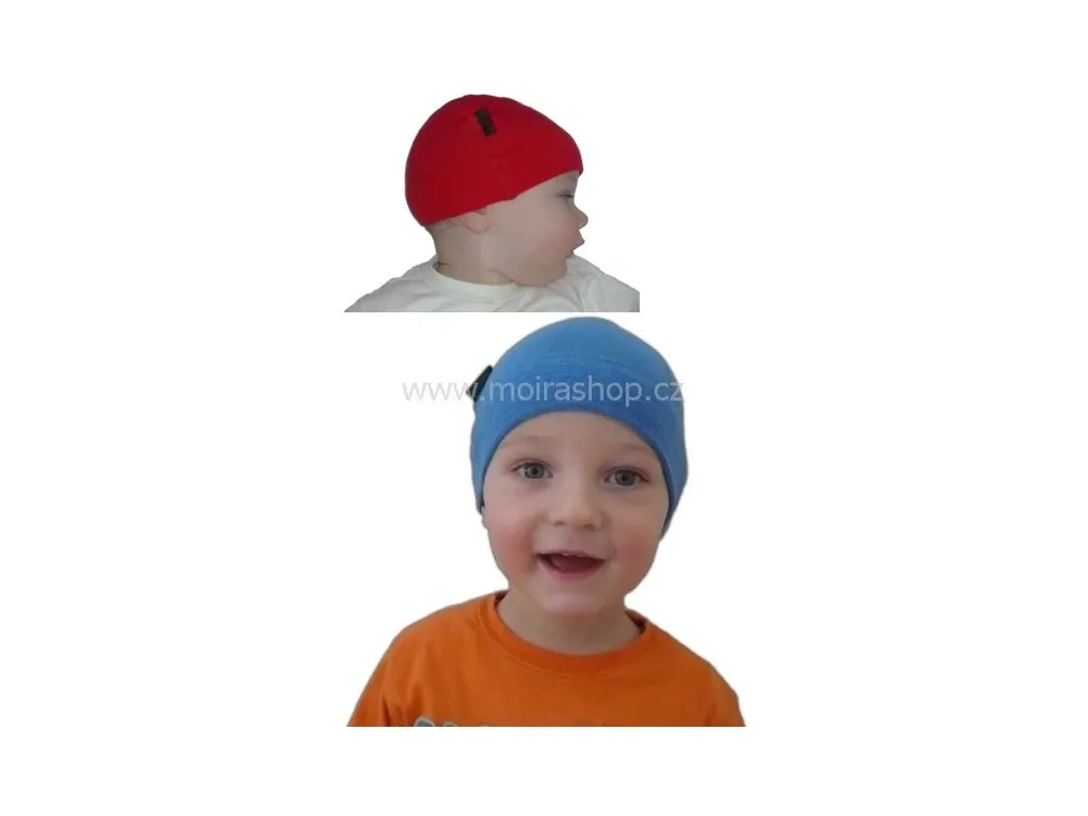 MOIRA Warm Stretch dětská čepice červená vel. 2 Finální Výprodej