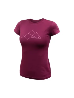 Ihned K Objednání SENSOR COOLMAX TECH GEO MOUNTAINS dámské triko kr.rukáv lilla