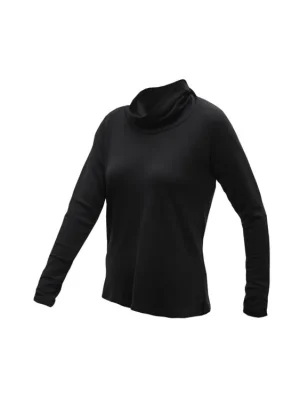 SENSOR MERINO BLEND dámské triko dl.rukáv rolák černá Top Prodej
