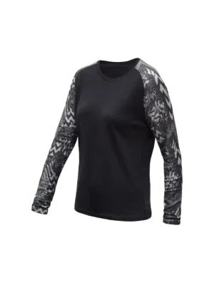 Horká Nabídka SENSOR MERINO BLEND IMPRESS dámské triko dl.rukáv černá/zebra