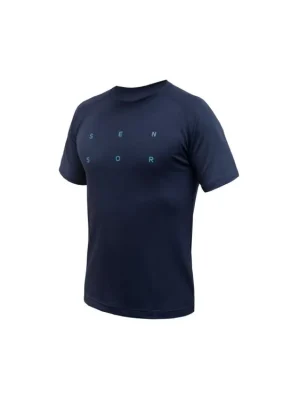 SENSOR MERINO BLEND TYPO pánské triko kr.rukáv deep blue Cenová Bomba