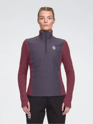 Akční Nabídka svetr BJ Half zip comfy 2.0 W wild berry