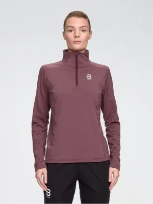Kup Teď triko BJ Half zip Grid W wild berry