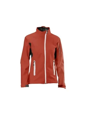 Autentický bunda Salomon Active Softshell W red -