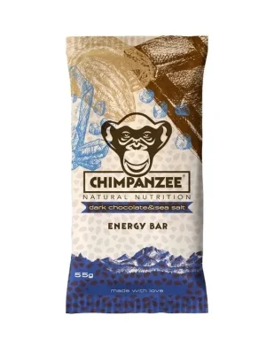 CHIMPANZEE ENERGY BAR Dark Chocolate - Sea Salt 55g Akční Cena