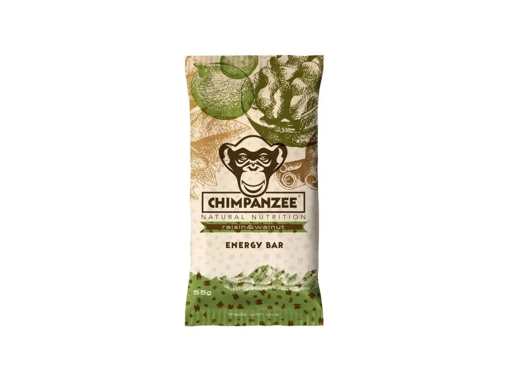Novinka CHIMPANZEE ENERGY BAR Raisin - Walnut 55g