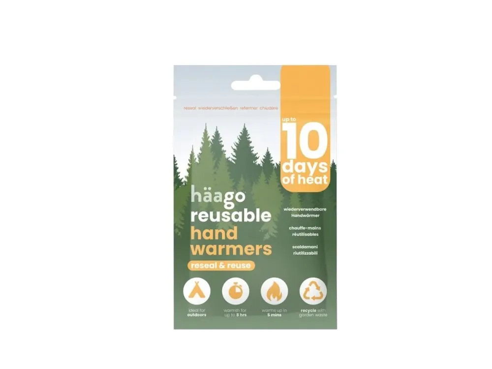Značkový Haago REUSABLE HAND WARMERS ohřevné sáčky na ruce s možností opakovaného použítí box