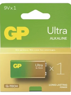 Aktuální baterie GP 6LR61 9V ultra alkaline G-TECH