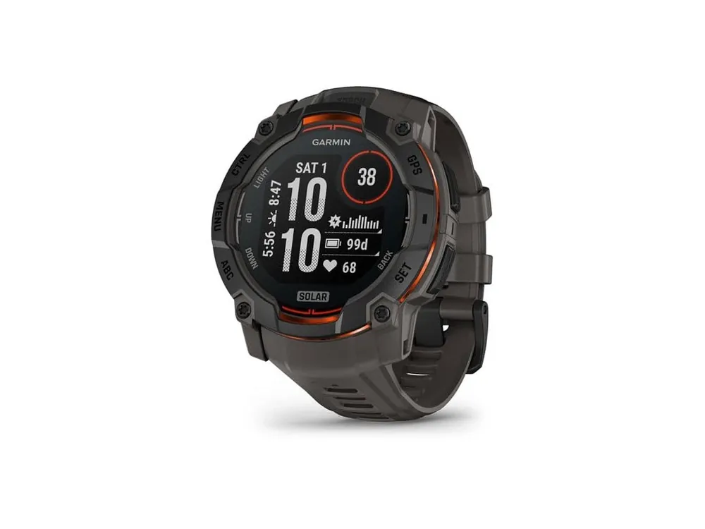Akční Cena Garmin Instinct 3 – 50 mm, Solar, Black s charcoal páskem