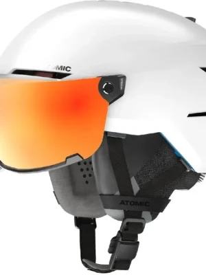 Cenový Hit lyž.helma ATOMIC Savor AMID visor HD white
