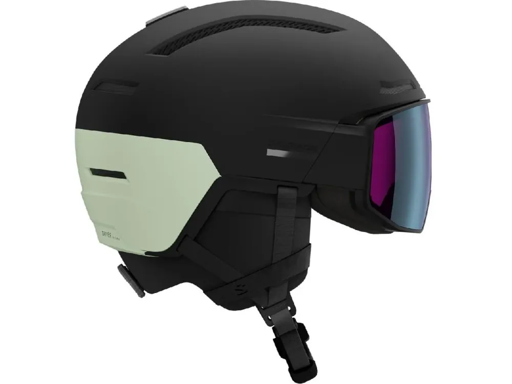 Autentický lyž.helma Salomon Driver Prime Si ph MIPS bk/w