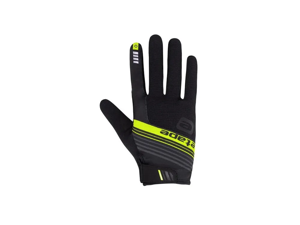 Etape - rukavice SPRING+, černá/žlutá fluo Poslední Šance