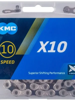 řetěz KMC X-10 silver/black 114 článků box Ověřený
