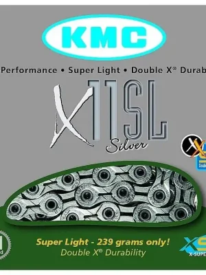 řetěz KMC X-11 SL silver superlight 114 článků Výprodej