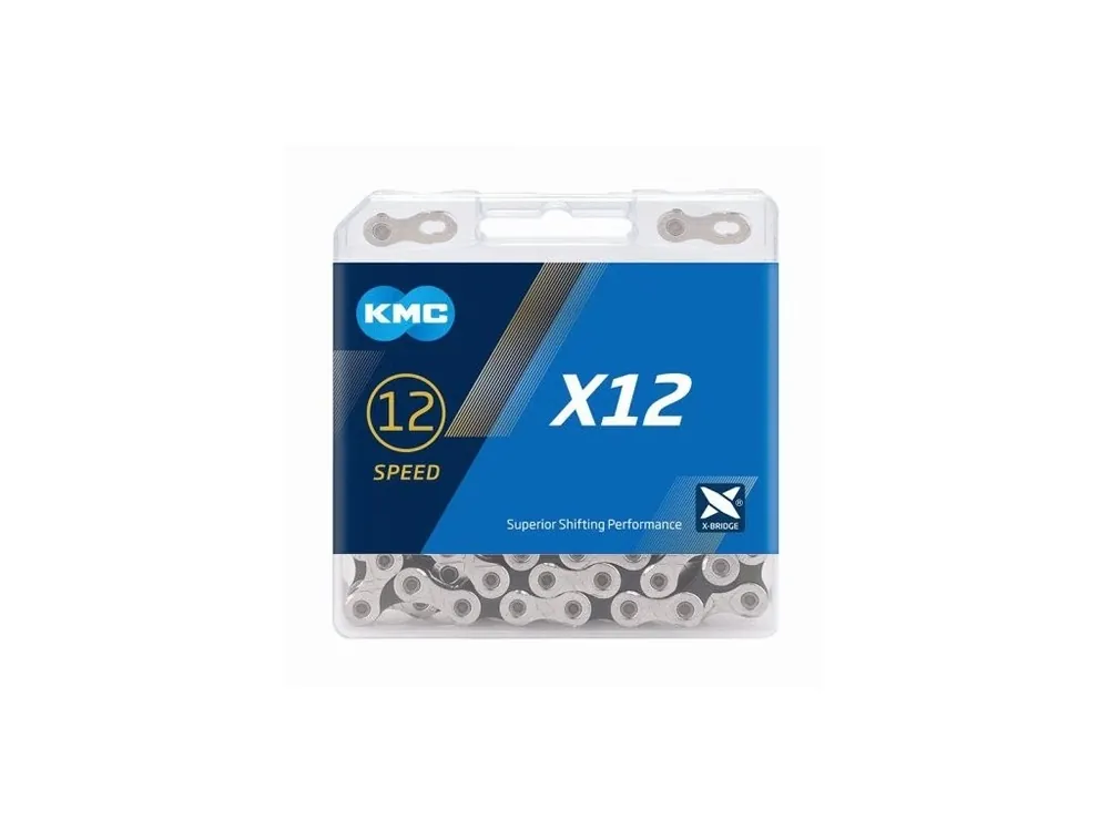 řetěz KMC X-12 silver/black 126 článků box Horká Nabídka