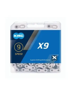 Originální řetěz KMC X-9 silver/grey 114 článků box