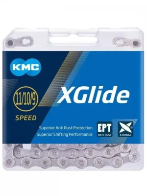 Nakupujte Hned řetěz KMC X-Glide Cues X EPT 9-11sp silver 126 člá