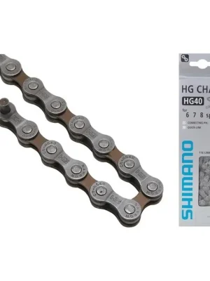 Super Cena řetěz SHIMANO HG-40 5-8s+spojka 116č krab