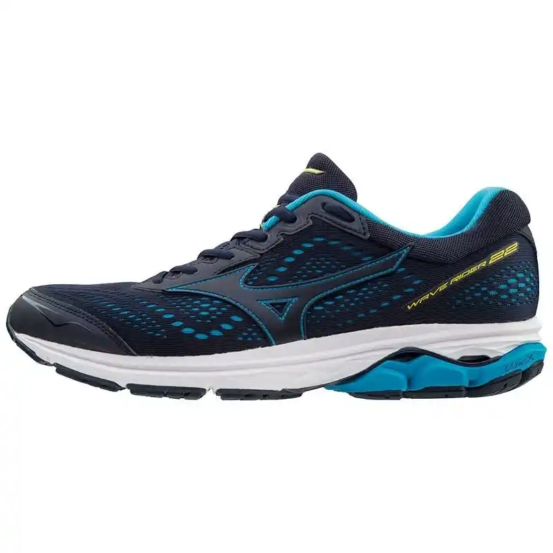 Mizuno boty Wave Rider 22, Peacoat/Primrose Yellow Sezónní Sleva