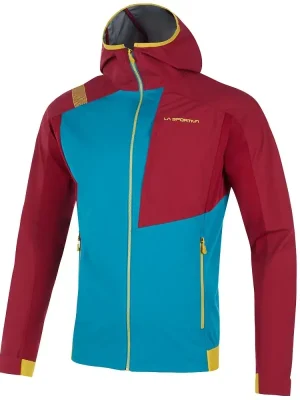 La Sportiva bunda MACNAS SOFTSHELL Jacket Men, crystal/sangria Akce