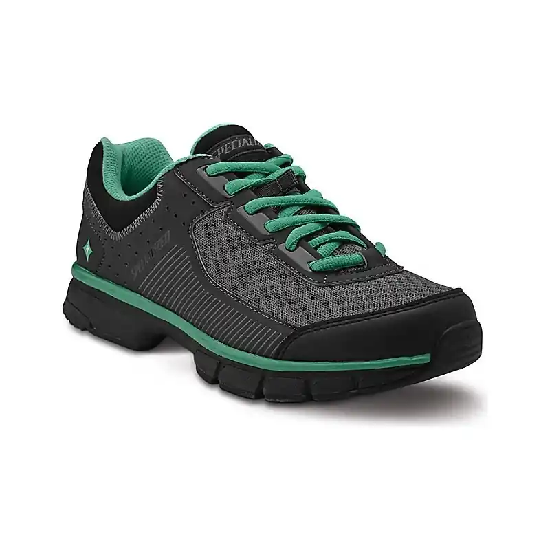Vysoce Kvalitní Specialized cyklo tretry Cadette wmn, black/carbon emerald green