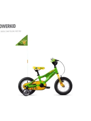 Ghost dětské kolo Powerkid 12 - Green / Yellow/Red Odeslání Ihned