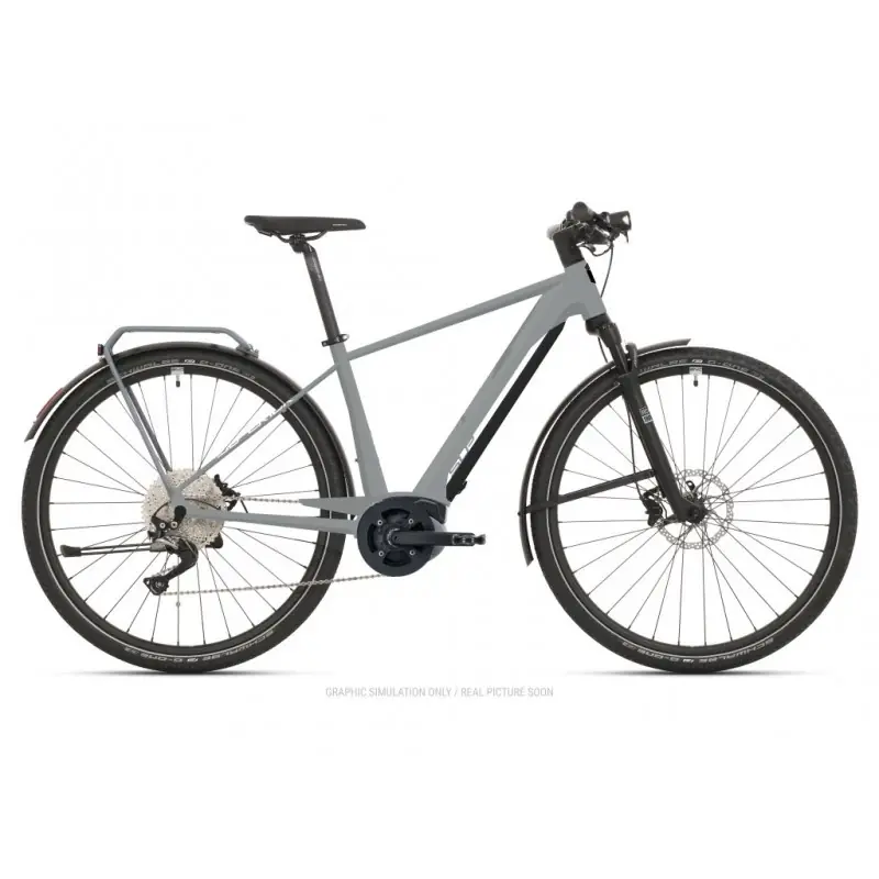 Superior elektrokolo eXR 6050 B Touring Gloss Gray/Chrome Silver Nejprodávanější