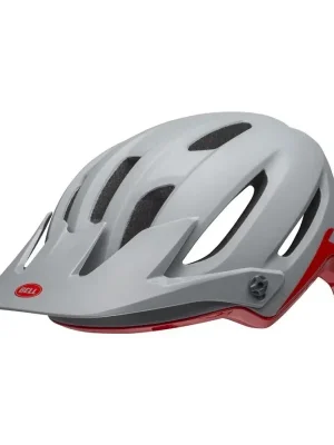 BELL přilba na kolo 4Forty Mat/Glos Gray/Crimson Nízká Cena
