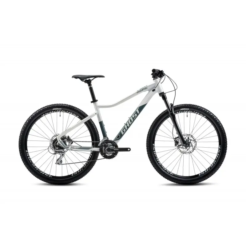 Ghost kolo Lanao Essential 27,5", Pearl White/Metallic Green Gloss 2025 Nová Kolekce