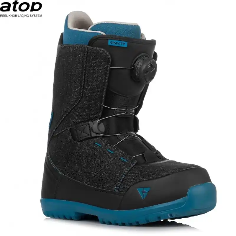 Gravity boty na snowboard Micro Atop black denim Expresní Doručení