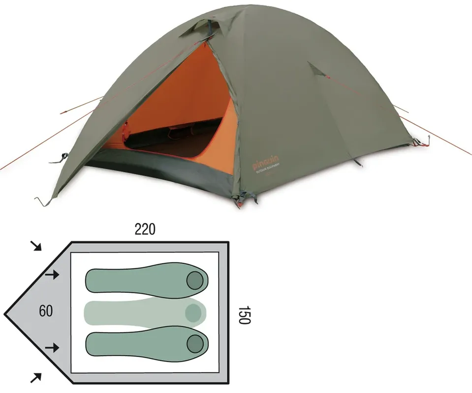 Kup Teď Pinguin stan Scout, khaki