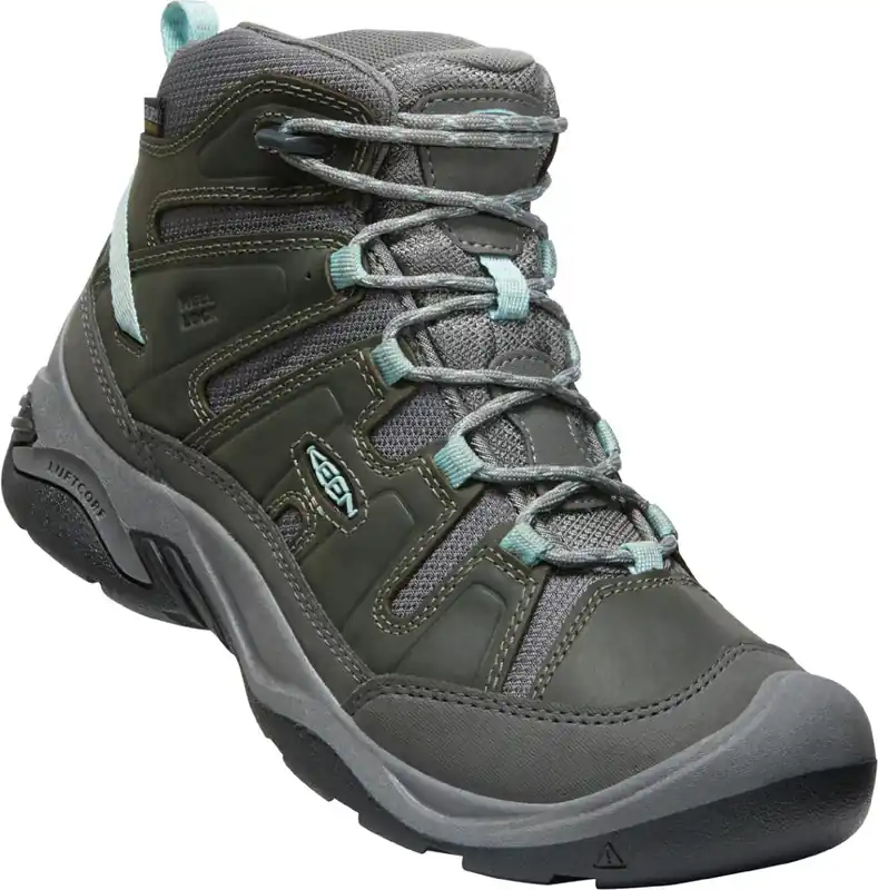 Keen boty Circadia Mid WP women steel grey/cloud blue Cenově Výhodný