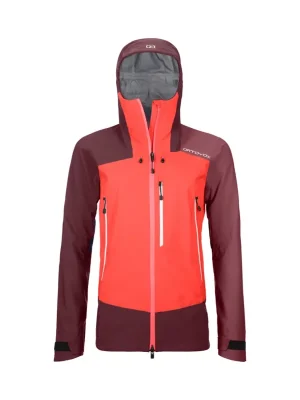 Super Cena Ortovox bunda Westalpen 3L Jacket Women‘s, coral